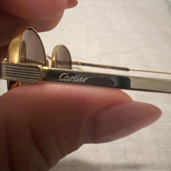 Cartier Gold Frame Sunglasses - Picture 2 of 6
